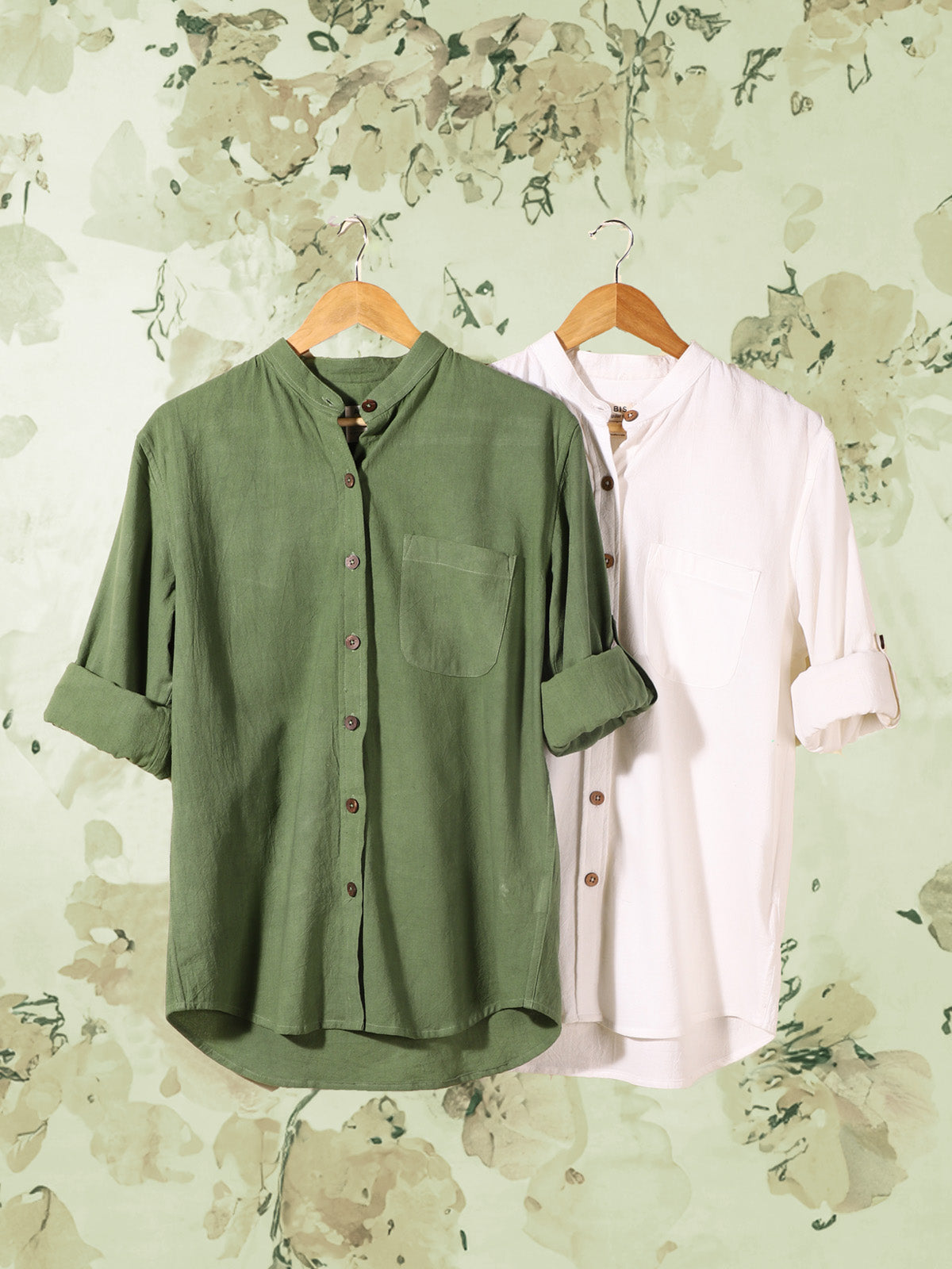 Green Paradise Shirt Duo