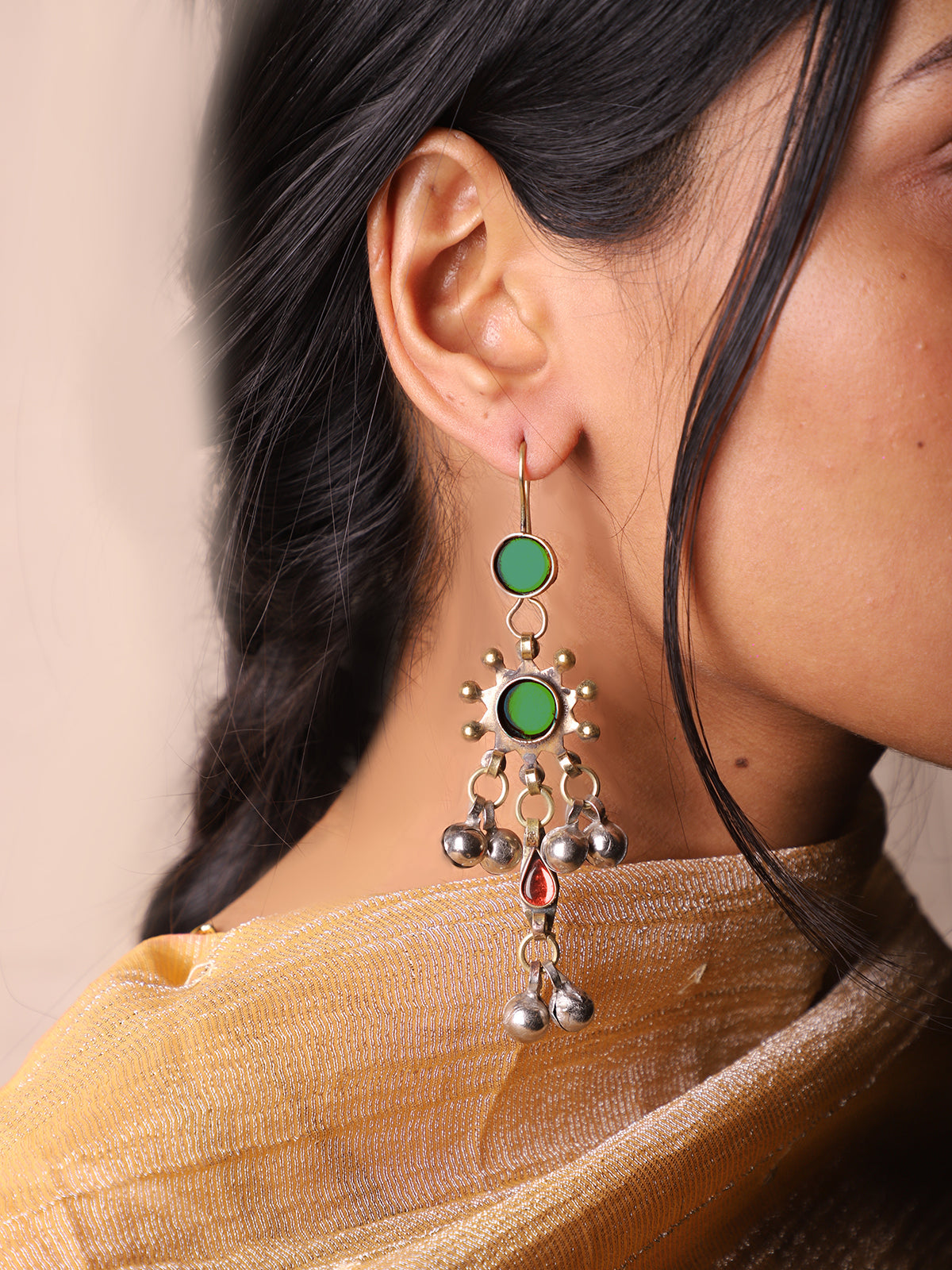 Sitareh Earrings - Green